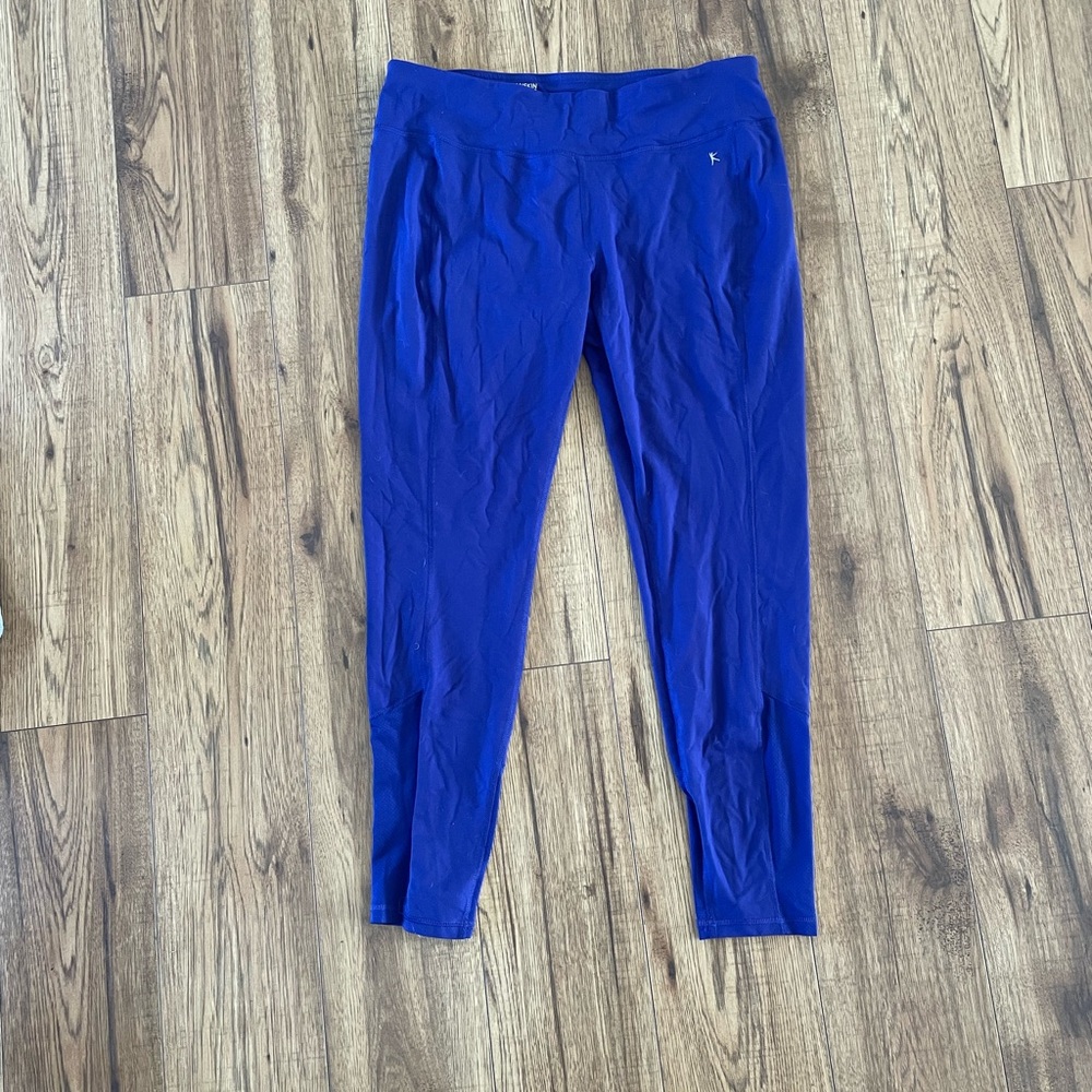 Danskin Now Royal Blue Fitted Leggings